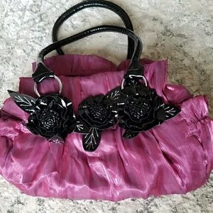 Pink metallic purse